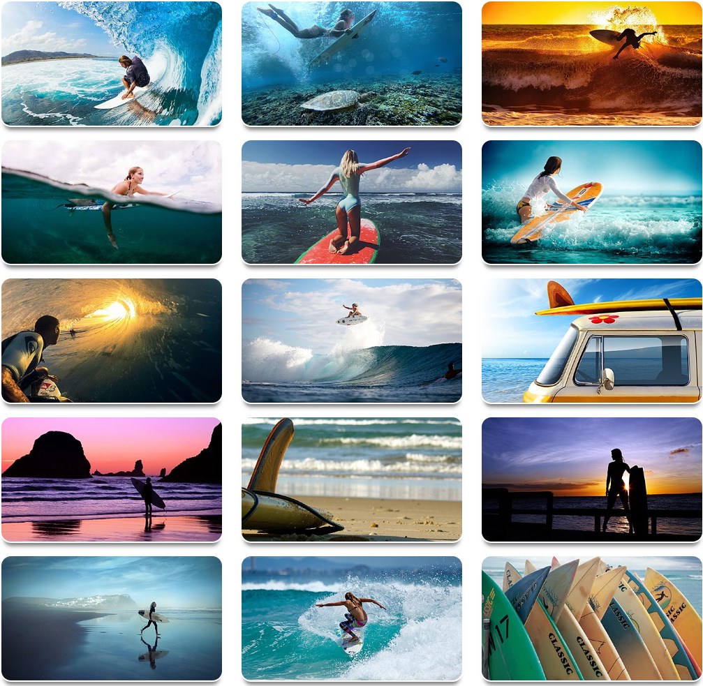 冲浪（Surfing）高清壁纸