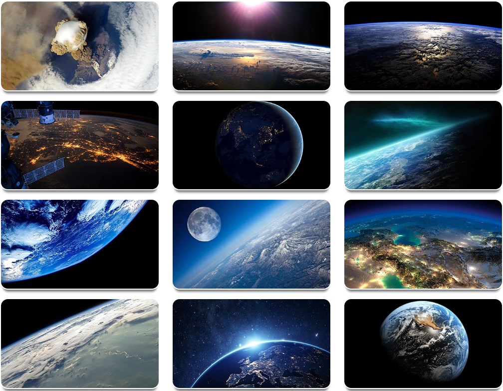 从太空看地球高清壁纸