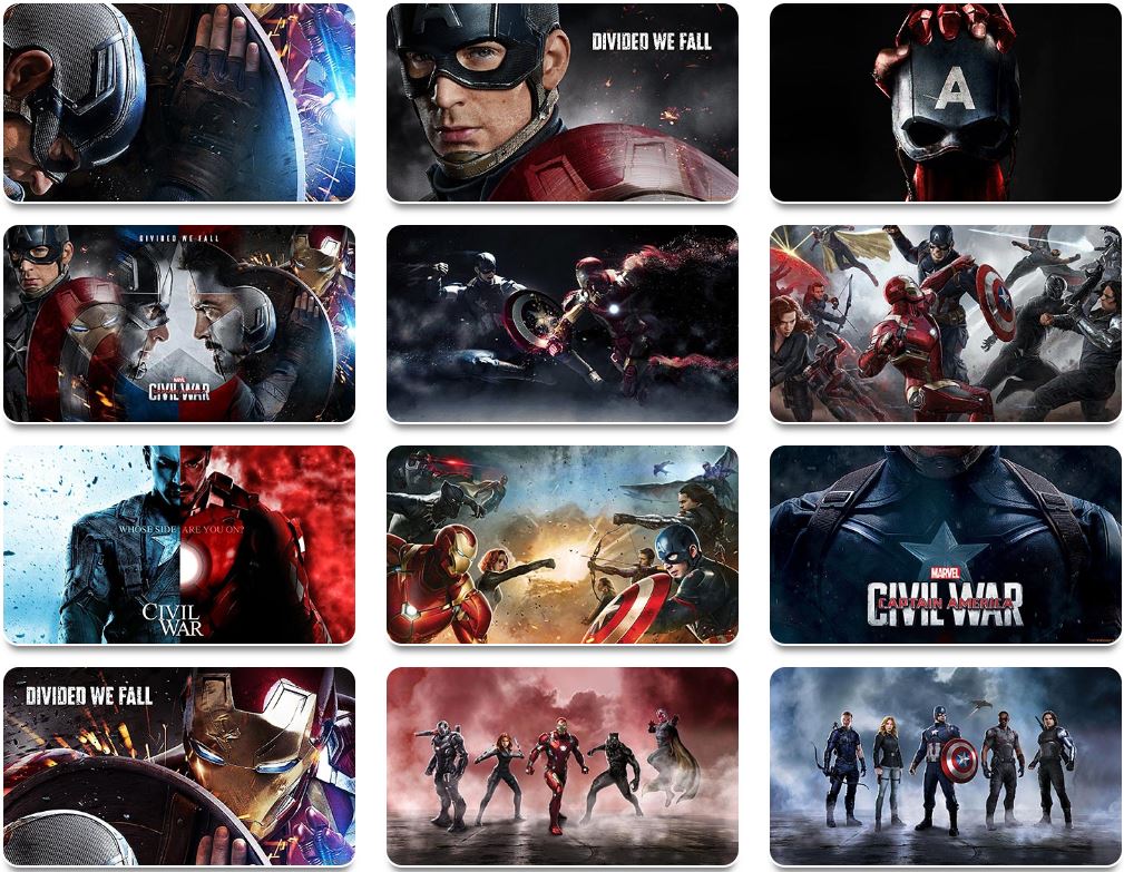 美国队长3：内战 (Captain America: Civil War)高清桌面壁纸