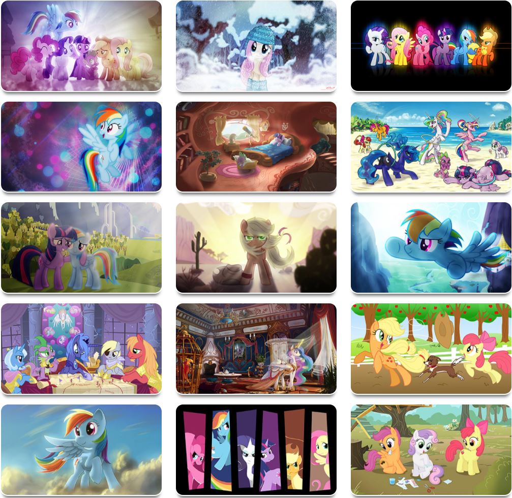 小马宝莉 (My Little Pony: Friendship Is Magic)桌面壁纸